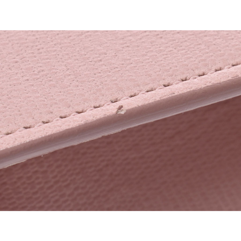 Saint Laurent Y Line Clutch Bag Pink Beige Pink Tan Calfskin YVES - Picture 6 of 11